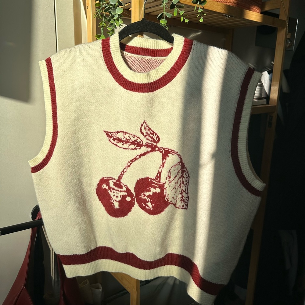 Cider Cherry Sweater Vest
